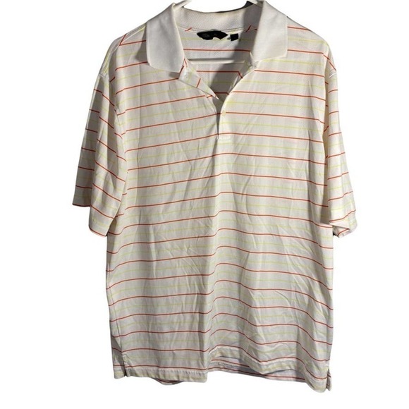 𝅺walter Hagan Striped Golf Polo Size Large - Picture 1 of 6